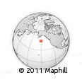 Outline Map of the Area around 48° 54' 57" N, 151° 13' 29" W, rectangular outline
