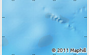 Shaded Relief Map of the area around 48° 54' 57" N, 152° 13' 29" E