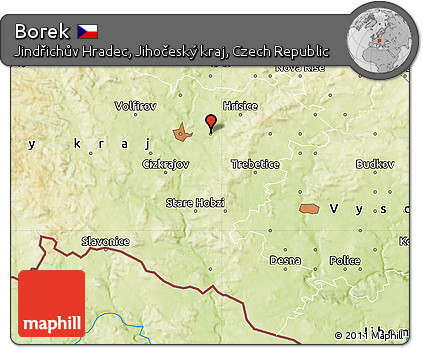 Physical Map of Borek
