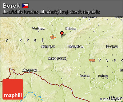 Physical Map of Borek