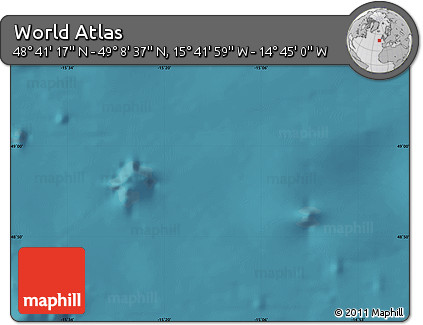 Satellite Map of the Area around 48° 54' 57" N, 15° 13' 29" W