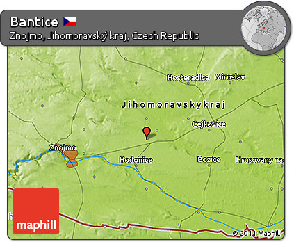 Physical 3D Map of Bantice