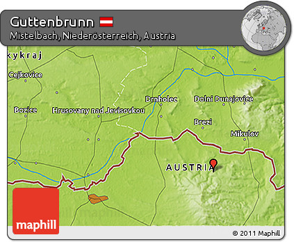 Physical 3D Map of Guttenbrunn