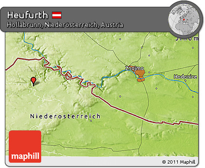 Physical 3D Map of Heufurth