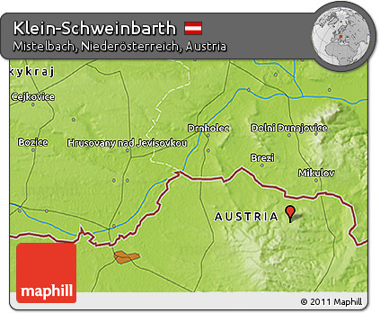 Physical 3D Map of Klein-Schweinbarth