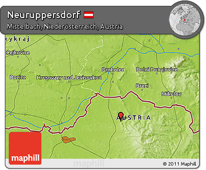 Physical 3D Map of Neuruppersdorf