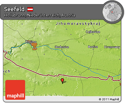 Physical 3D Map of Seefeld