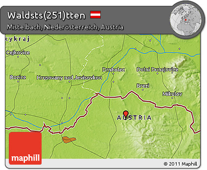 Physical 3D Map of Waldsts(251)tten