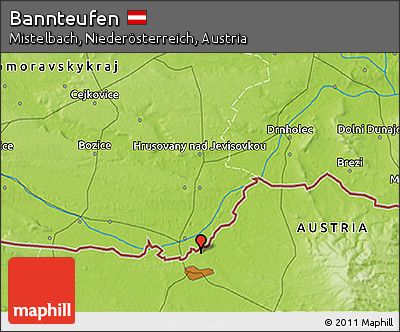 Physical 3D Map of Bannteufen