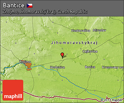 Physical 3D Map of Bantice