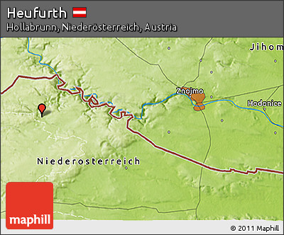 Physical 3D Map of Heufurth