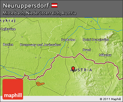 Physical 3D Map of Neuruppersdorf
