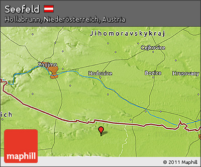 Physical 3D Map of Seefeld