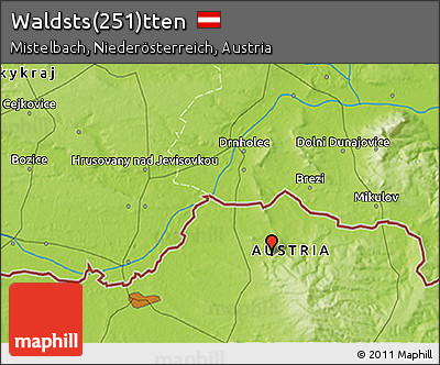 Physical 3D Map of Waldsts(251)tten