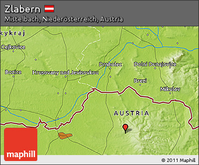 Physical 3D Map of Zlabern