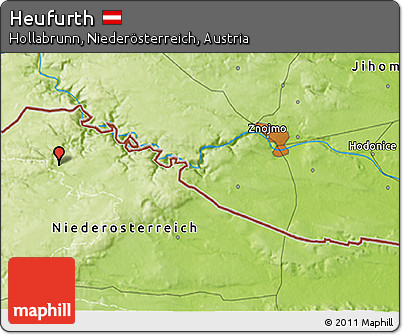 Physical 3D Map of Heufurth
