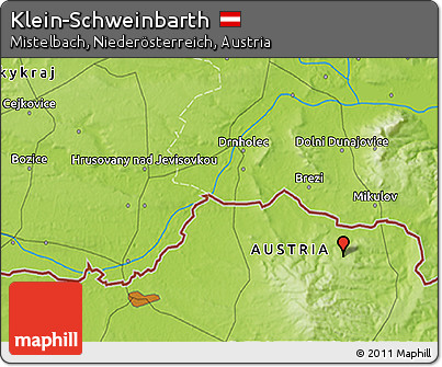 Physical 3D Map of Klein-Schweinbarth