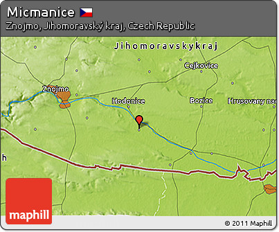 Physical 3D Map of Micmanice