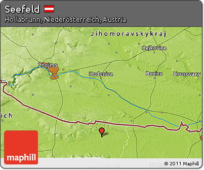 Physical 3D Map of Seefeld