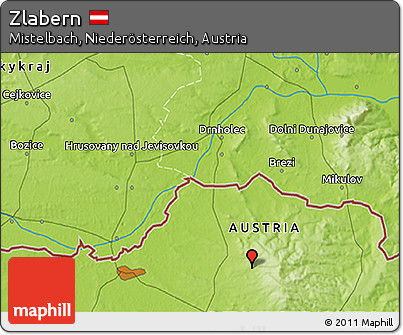 Physical 3D Map of Zlabern