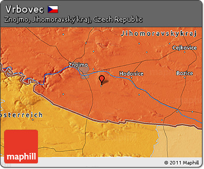 Political 3D Map of Vrbovec