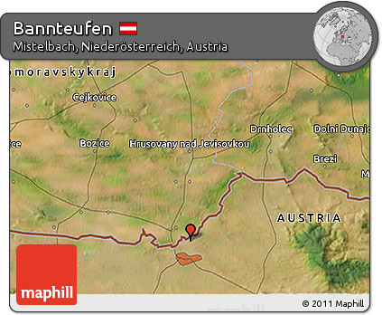 Satellite 3D Map of Bannteufen
