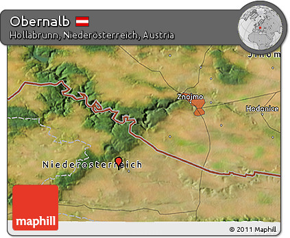 Satellite 3D Map of Obernalb