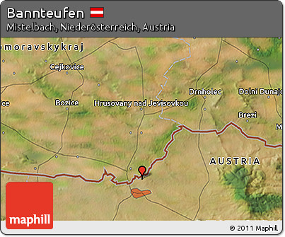 Satellite 3D Map of Bannteufen