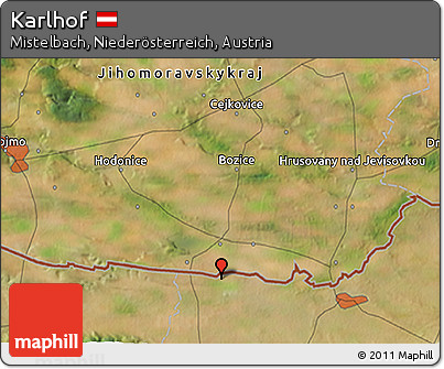 Satellite 3D Map of Karlhof