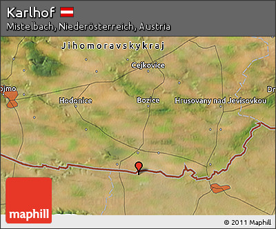Satellite 3D Map of Karlhof