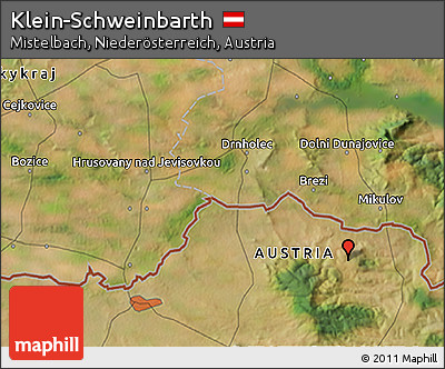 Satellite 3D Map of Klein-Schweinbarth