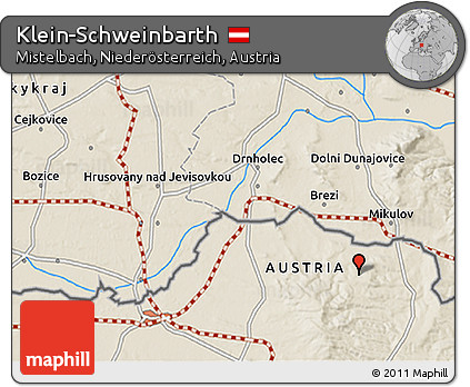 Shaded Relief 3D Map of Klein-Schweinbarth