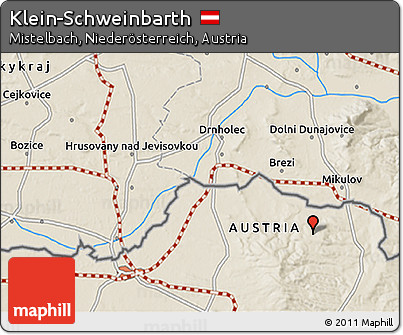 Shaded Relief 3D Map of Klein-Schweinbarth