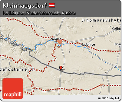 Shaded Relief 3D Map of Kleinhaugsdorf