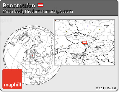 Blank Location Map of Bannteufen