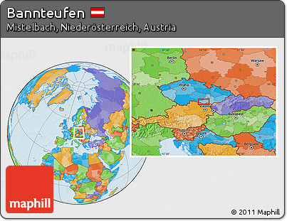 Political Location Map of Bannteufen