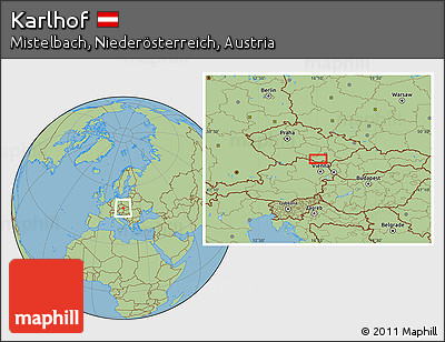 Savanna Style Location Map of Karlhof