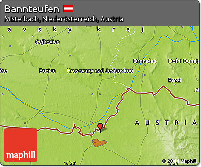 Physical Map of Bannteufen