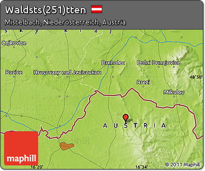 Physical Map of Waldsts(251)tten