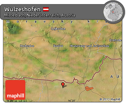 Satellite Map of Wulzeshofen