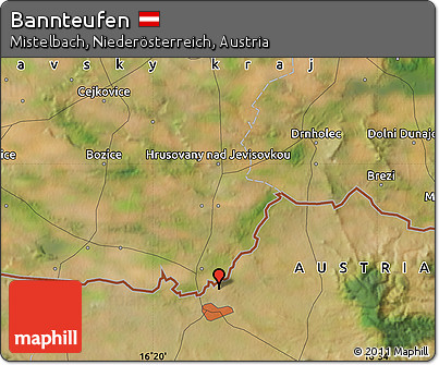 Satellite Map of Bannteufen