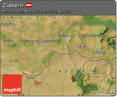 Satellite Map of Zlabern