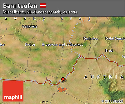 Satellite Map of Bannteufen
