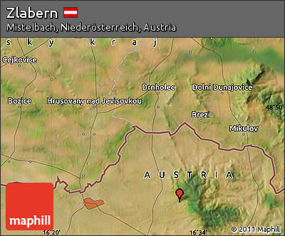 Satellite Map of Zlabern