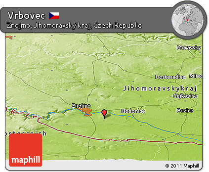 Physical Panoramic Map of Vrbovec