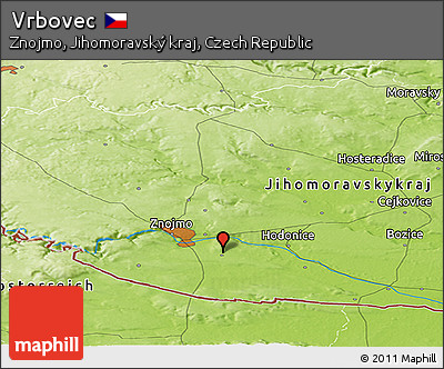 Physical Panoramic Map of Vrbovec
