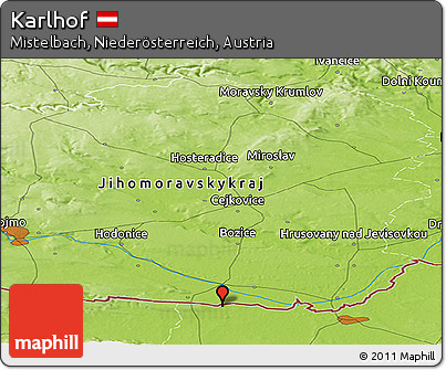 Physical Panoramic Map of Karlhof
