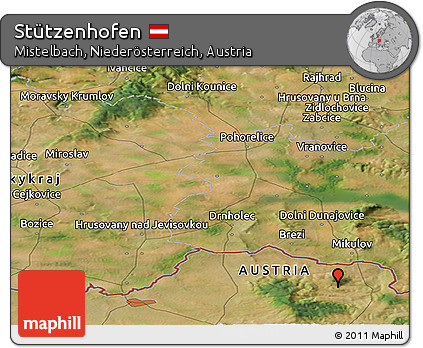 Satellite Panoramic Map of Stützenhofen