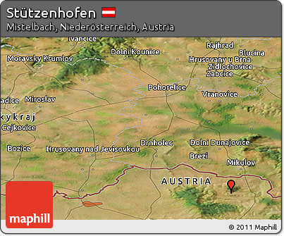 Satellite Panoramic Map of Stützenhofen