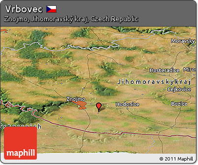Satellite Panoramic Map of Vrbovec